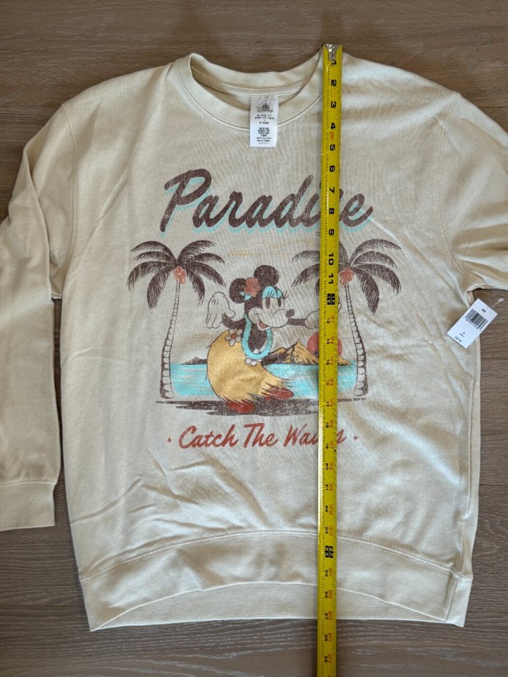 Disney Parks Minnie Mouse Paradise Sweatshirt - Picture 5 of 9
